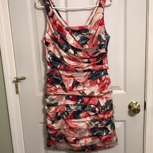 Satin cocktail dress